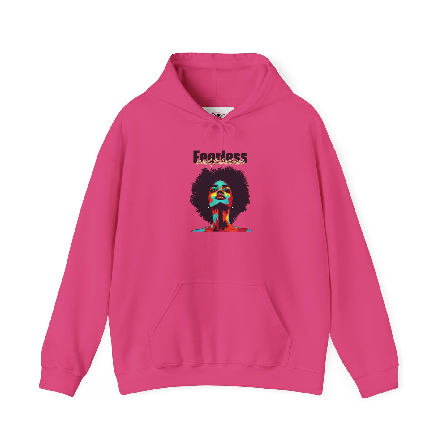 Fearless Heavy Blend™ Hooded Sweatshirt - Empowering Art for Everyday Comfort